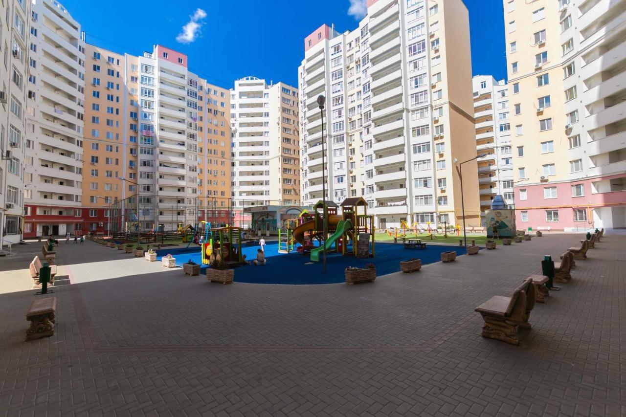 Comfortable Apartment With A Panoramic View Kischinau Exterior foto